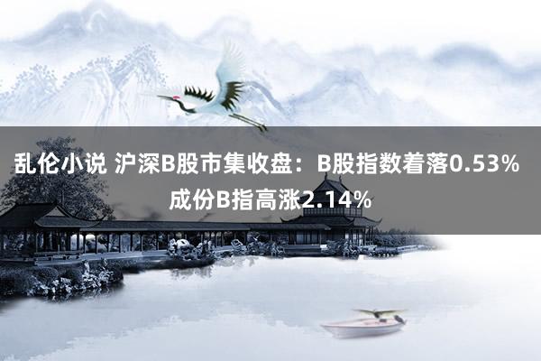 乱伦小说 沪深B股市集收盘：B股指数着落0.53% 成份B指高涨2.14%