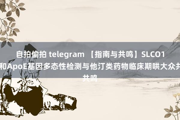 自拍偷拍 telegram 【指南与共鸣】SLCO1B1和ApoE基因多态性检测与他汀类药物临床期哄大众共鸣