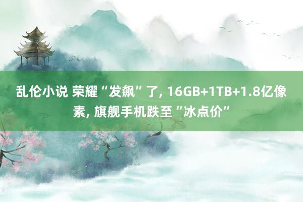 乱伦小说 荣耀“发飙”了， 16GB+1TB+1.8亿像素， 旗舰手机跌至“冰点价”