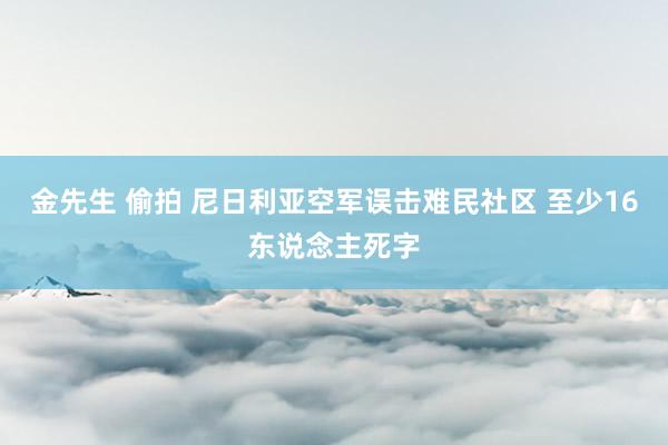 金先生 偷拍 尼日利亚空军误击难民社区 至少16东说念主死字